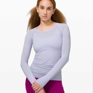 [SOLD] Lululemon Swiftly Tech Long Sleeve 2.0 Serene Blue